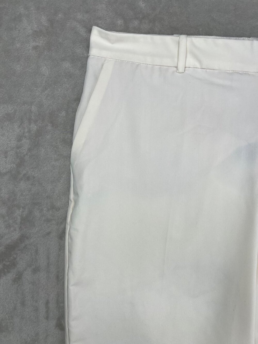 MNG Womens White Tapered Trousers Size 12 - Picture 14 of 16